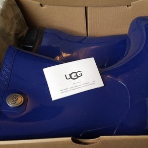 Blue uggs rain boots